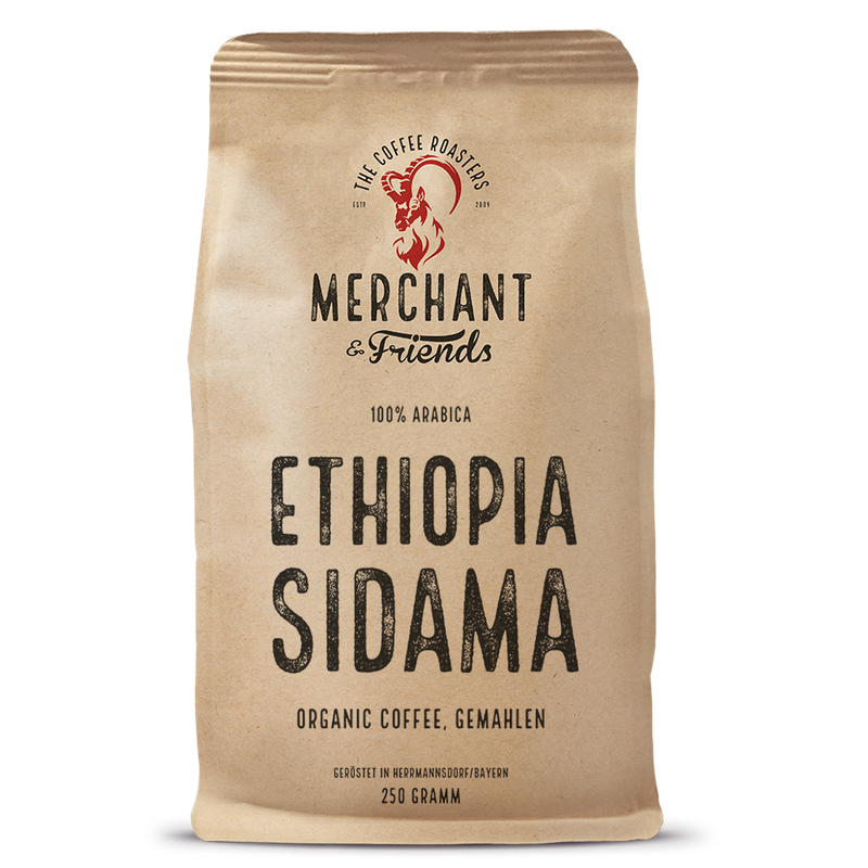 Merchant & Friends Ethiopia Sidama  ORGANIC COFFEE - Produktbild