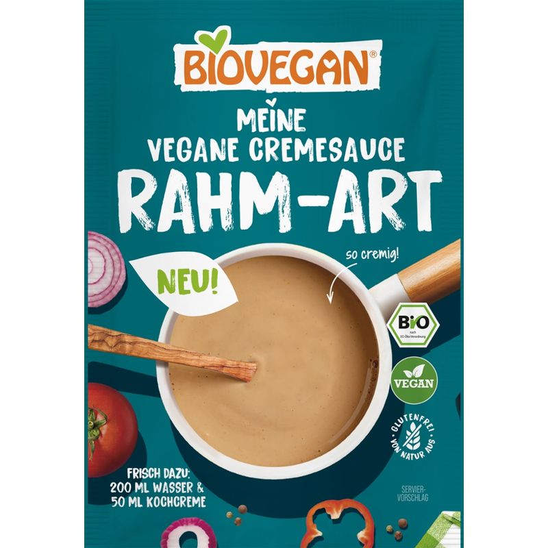 Biovegan Meine vegane Sauce Rahm Art, BIO, 25g - Produktbild