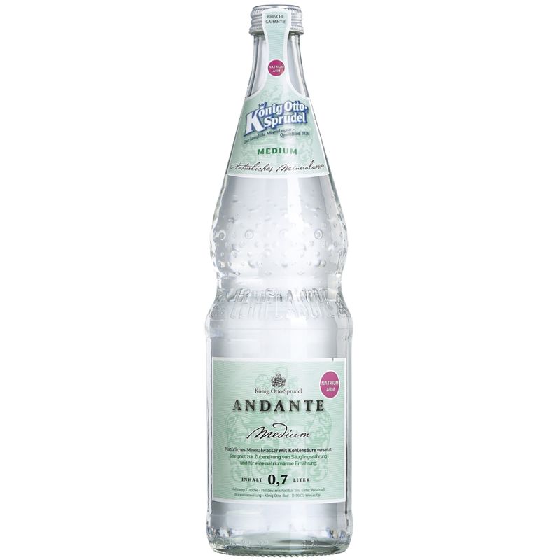 König Otto-Sprudel Mineralwasser ANDANTE medium - Produktbild