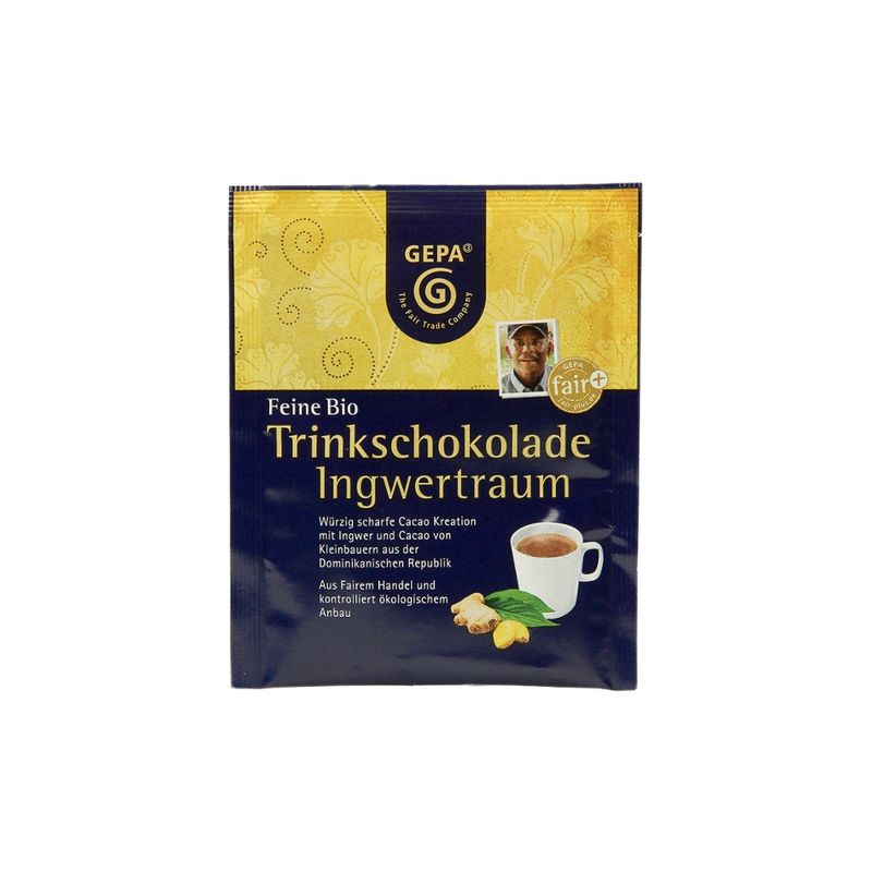 GEPA - The Fair Trade Company Trinkschokolade Ingwertraum - Produktbild