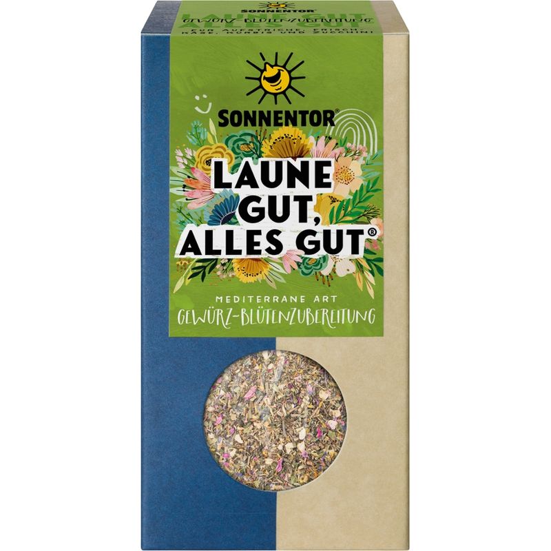 Sonnentor Laune gut, alles gut® Gewürzblütenzubereitung, Packung - Produktbild