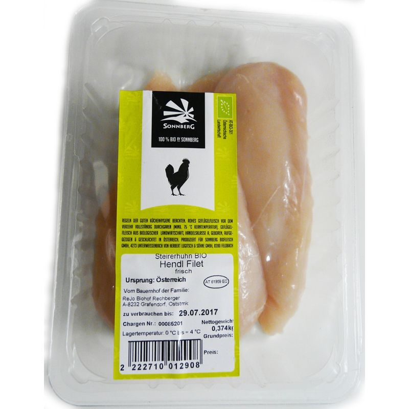 Sonnberg BIO Hendl Filet 1 Stück - Produktbild