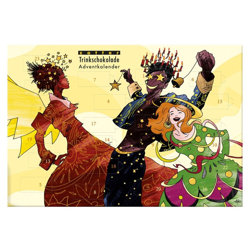Zotter Schokolade Adventkalender Trinkschokolade - Produktbild