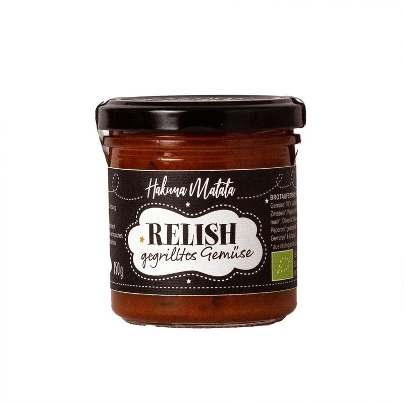 Hakuna Matata  Bio Relish gegrilltes Gemüse - Produktbild