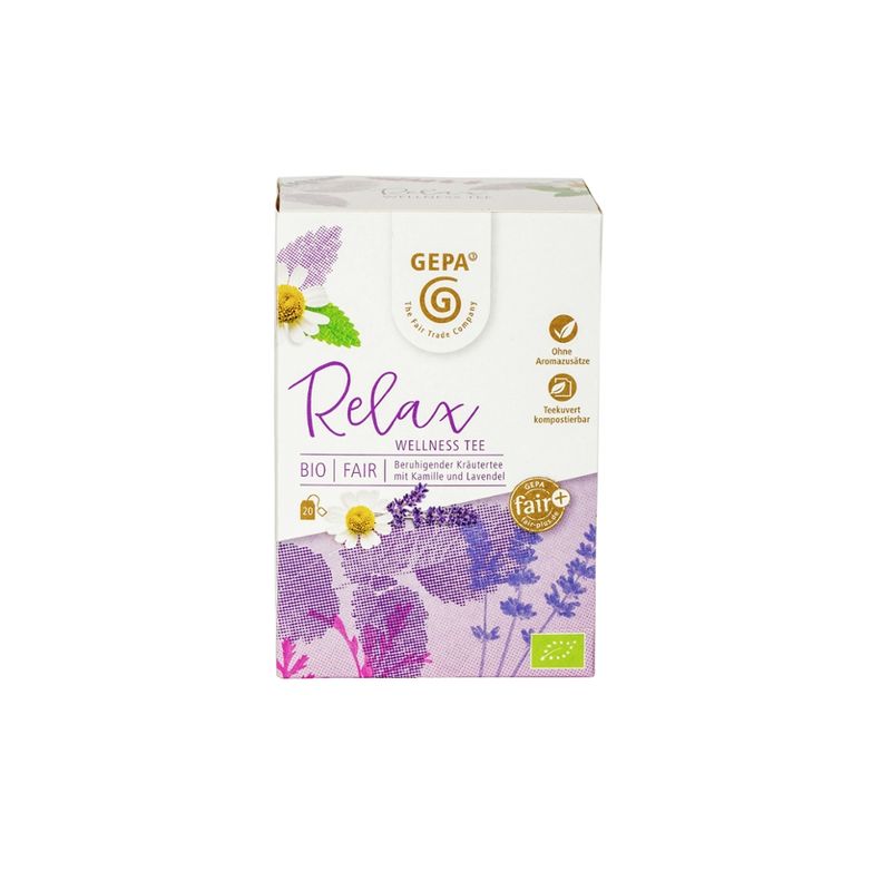 GEPA - The Fair Trade Company Bio Relax Teebeutel - Produktbild