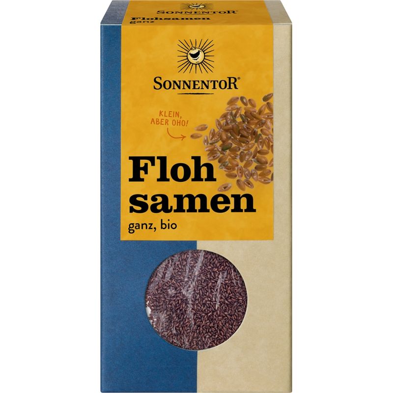 Sonnentor Flohsamen ganz, Packung - Produktbild