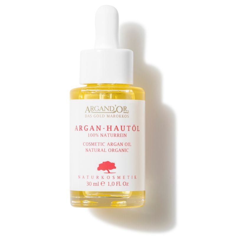 ARGAND´OR Argand´Or Argan-Hautöl, bio, Dermatest "sehr gut", 100%  rein, nicht desodoriert,  kaltgepresst,  mit Pipette, von Frauenkooperativen der Arganeraie (UNESCO Biosphären-Reservat in Südwest-Marokko)  fair und nachhaltig hergestellt - Produktbild