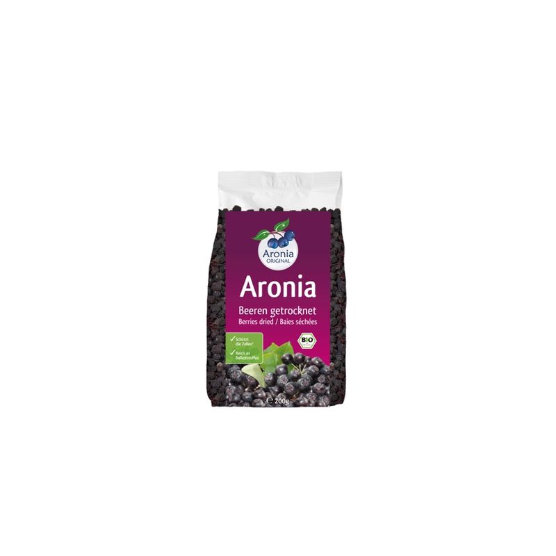 Aronia ORIGINAL Bio Aroniabeeren getrocknet 200g - Produktbild