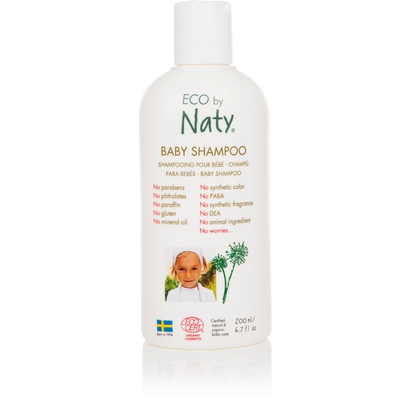 Naty Eco by Naty Baby Shampoo mit organischer Aloe vera 200 ml - Produktbild