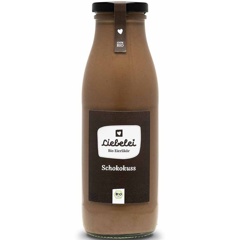 Liebelei Liköre  Liebelei Bio Eierlikör Schokokuss - 0,5 L - Produktbild