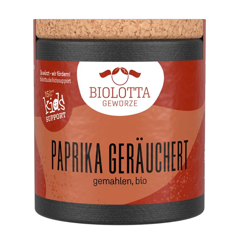 Biolotta Biolotta Korkdose Paprika geräuchert gemahlen, bio - Produktbild