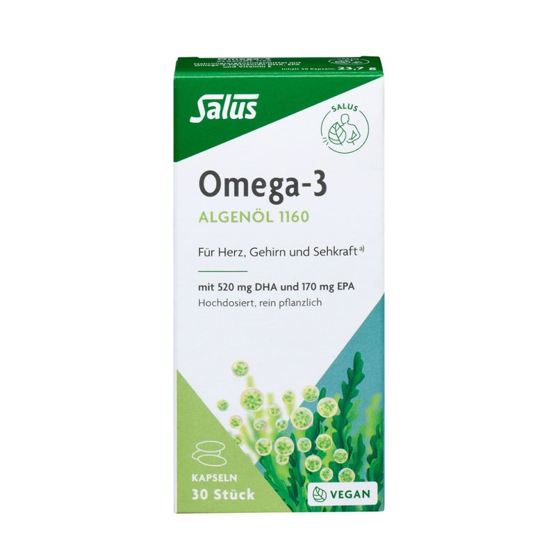 Salus® Omega-3 Algenöl 1160 30 Kps. - Produktbild