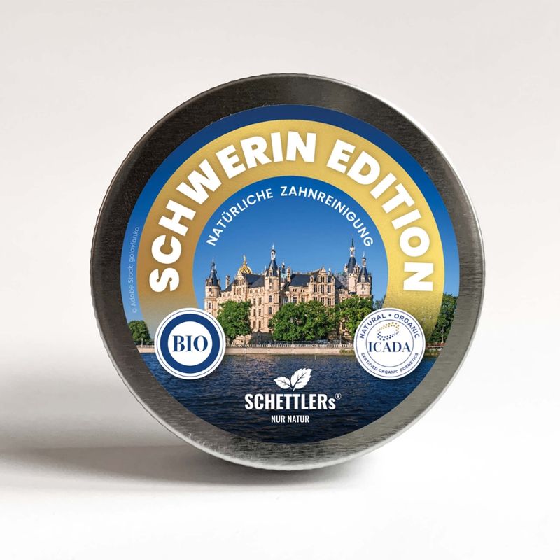 SCHETTLERs Zahnputzpulver - Schwerin Edition Dose - Produktbild