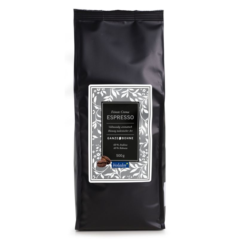 bioladen Espresso ganze Bohne - Produktbild