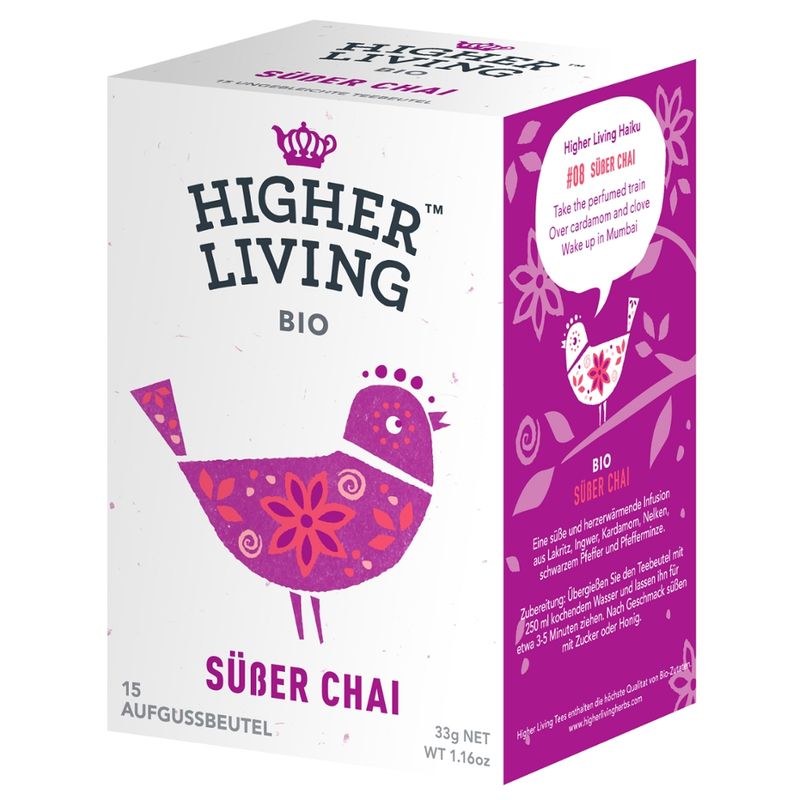 Higher Living Kräutertee Süßer Chai - Produktbild