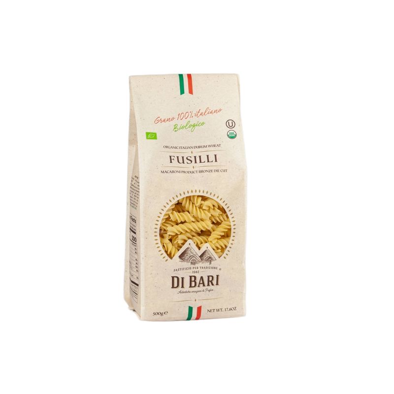 Pastificio di Bari Bio Fusilli Trafilati pasta - Produktbild