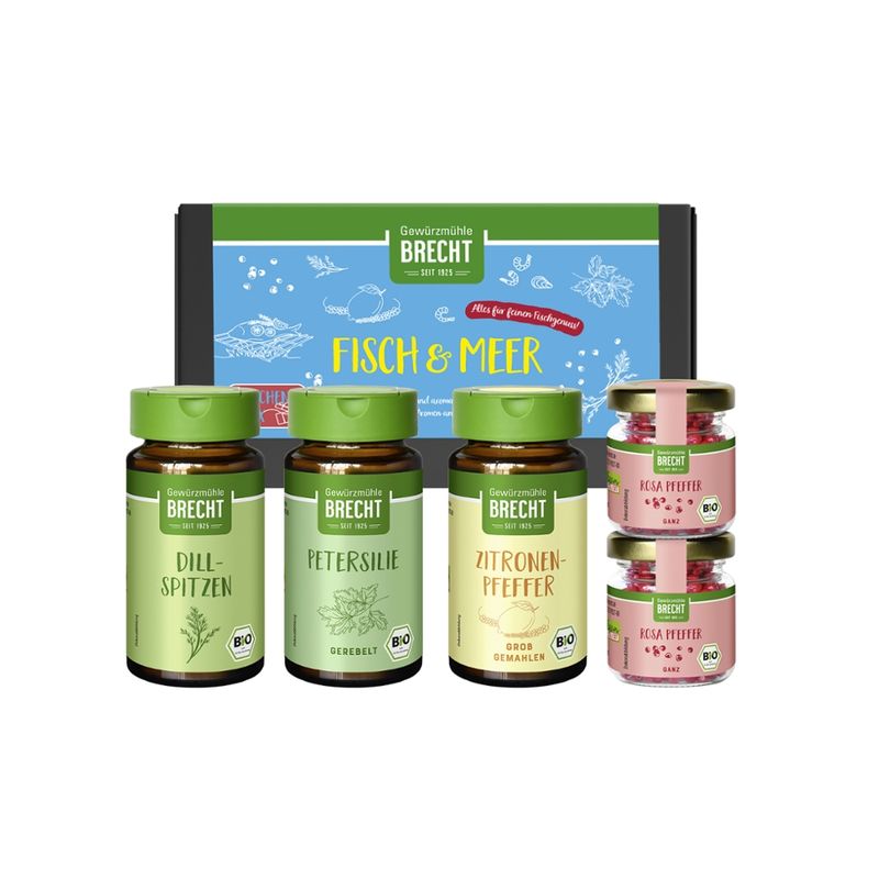 Gewürzmühle Brecht Geschenkbox "Fisch&Meer" - Produktbild