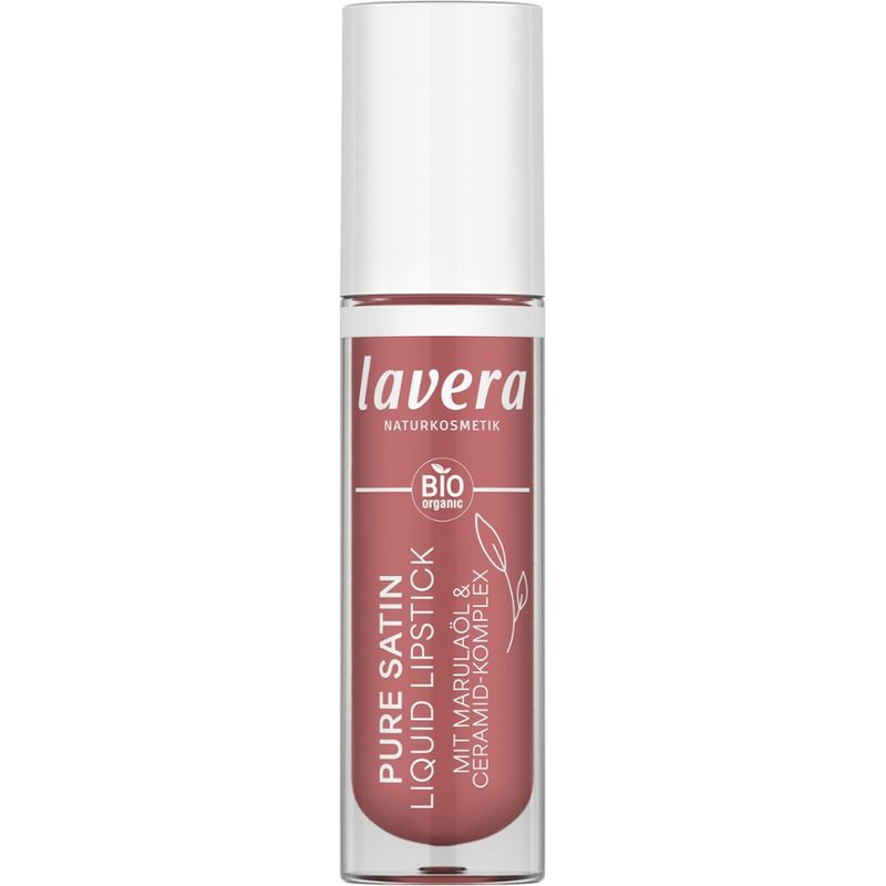 lavera Pure Satin Liquid Lipstick -Nude Petal 02- - Produktbild