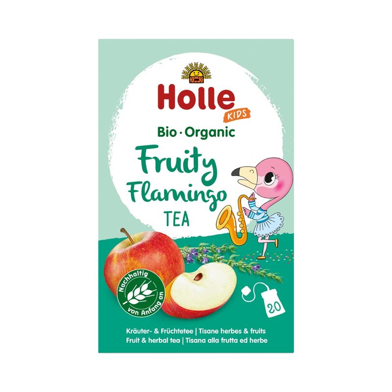 Holle  Bio-Fruity Flamingo Tea 20x1,8 - Produktbild