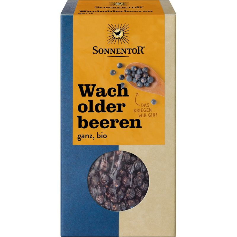 Sonnentor Wacholderbeeren ganz, Packung - Produktbild