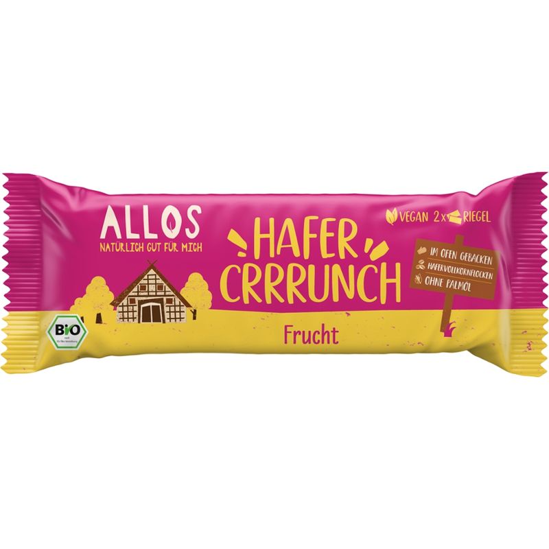 Allos Hafercrrrunch Riegel Frucht - Produktbild