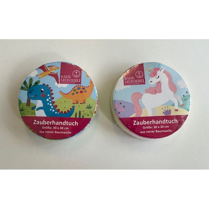 Bademeisterei Bademeisterei Magic Towel Dino & Einhorn - Produktbild