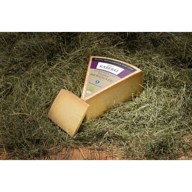 Biokäserei Walchsee  Tiroler Bergkäse g.U., biologisch, aus Walchsee , Zwickel, 9 Monate - Produktbild