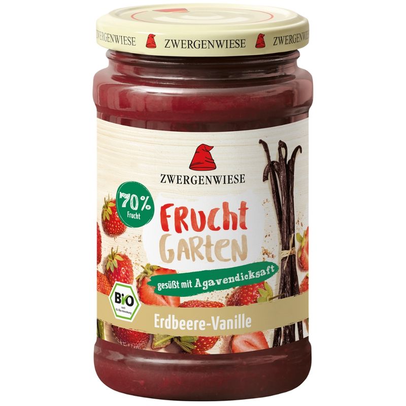 Zwergenwiese FruchtGarten Erdbeere-Vanille - Produktbild