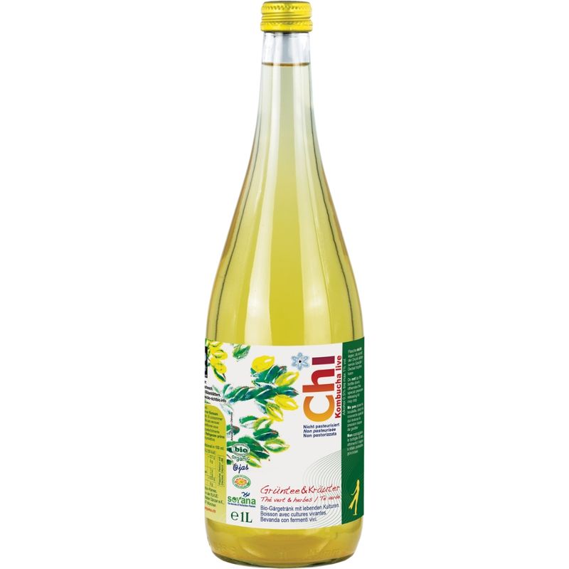 Soyana Grüntee/Kräuter-Chi Enzymgetränk - nicht pasteurisiert - Produktbild