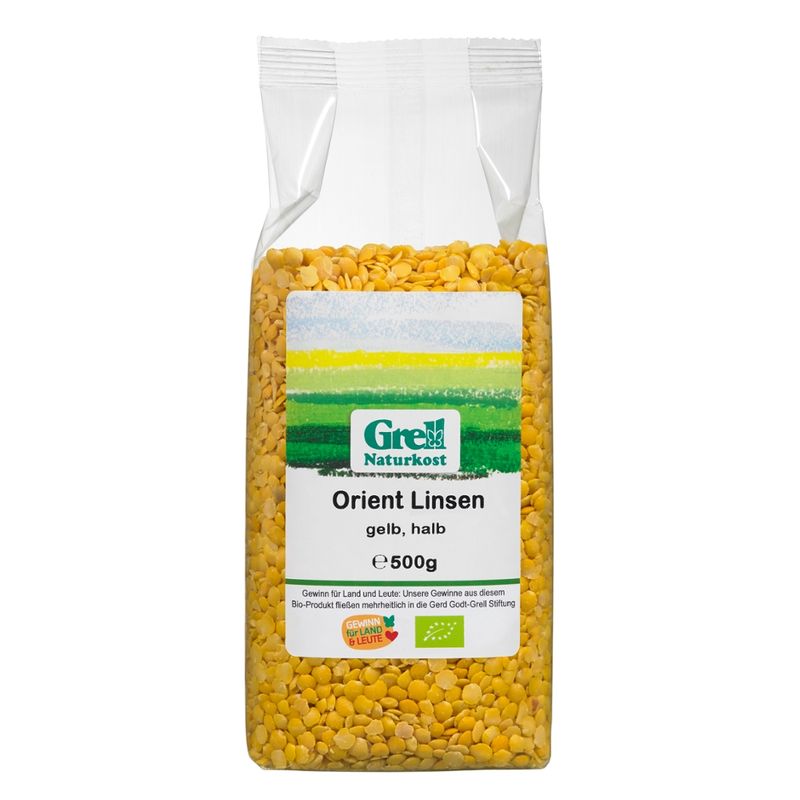 Grell Naturkost Orient Linsen gelb - Produktbild