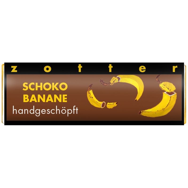 Zotter Schokolade Schoko-Mini Schokobanane - Produktbild