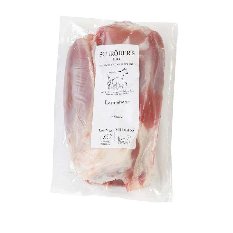 Schröder's Bio Fleisch- und Wurstwaren Lammhaxe 2 Stück je 300 g - Produktbild