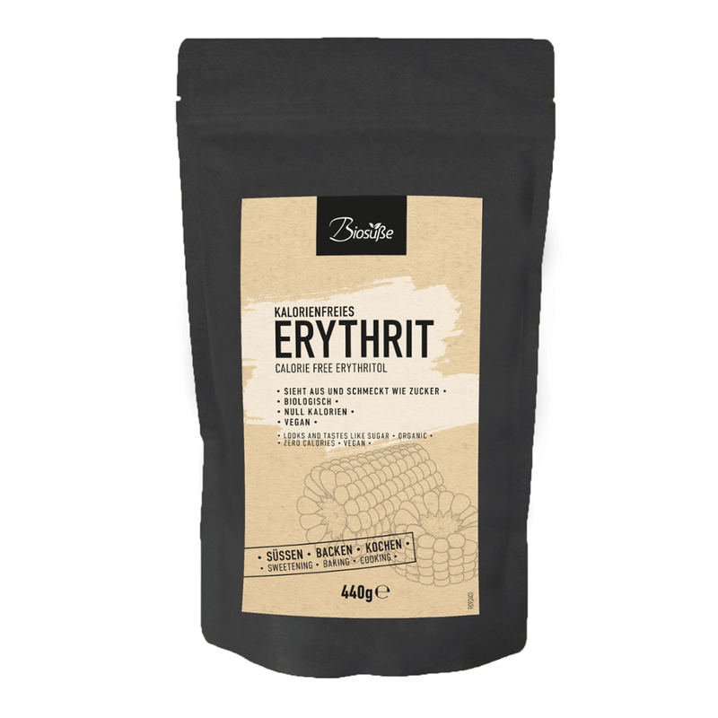 Biosüße Biosüße Kristall kalorienfreie Zuckeralternative Bio Erythrit 440g - Produktbild