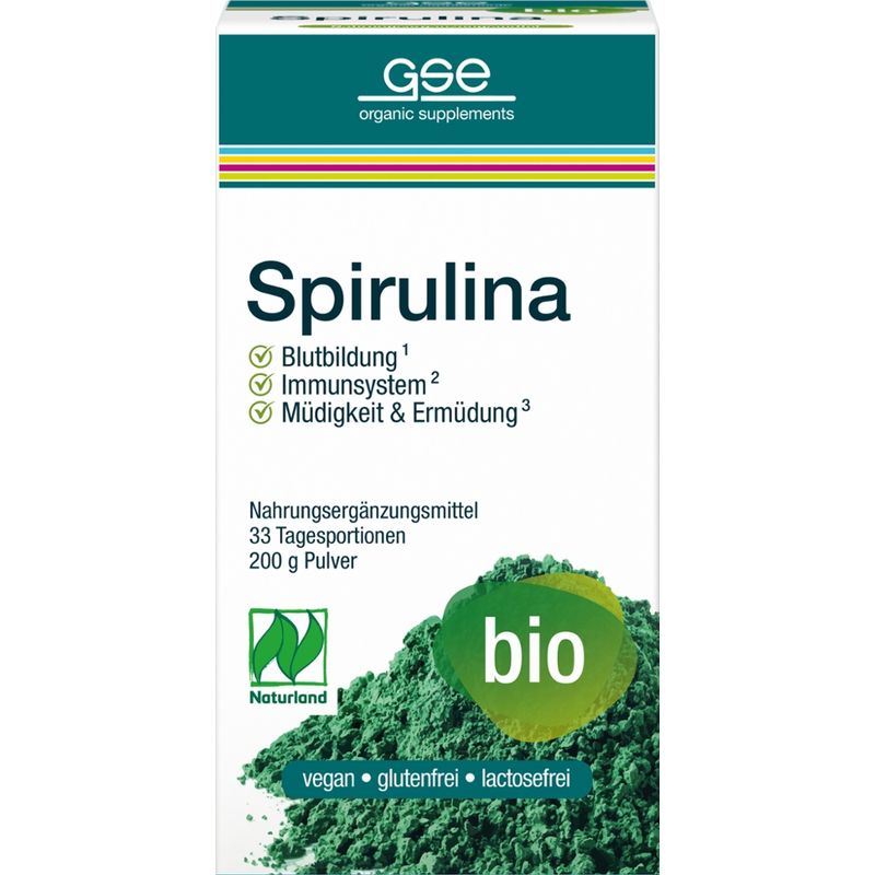 GSE  Spirulina (Bio), Pulver - Produktbild