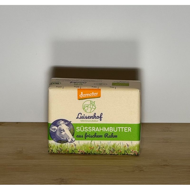 Luisenhof Milchmanufaktur Bio demeter-Süßrahmbutter, 82% Fett - Luisenhof Milchmanufaktur - Produktbild