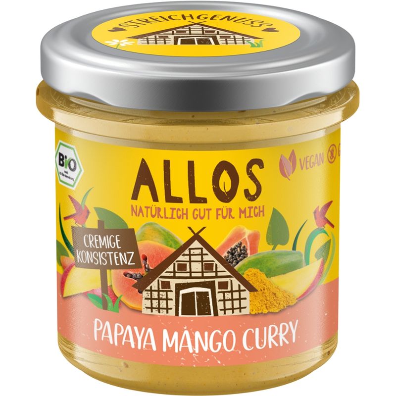 Allos Streichgenuss Papaya Mango Curry - Produktbild