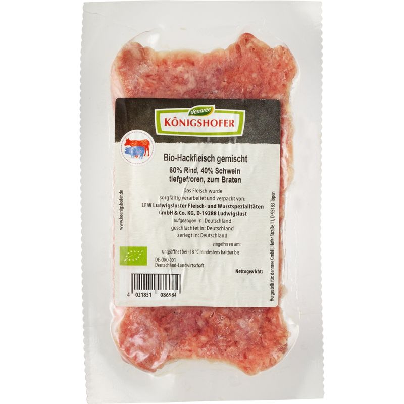 Königshofer Hackfleisch gemischt, tiefgefroren, zum Braten - Produktbild