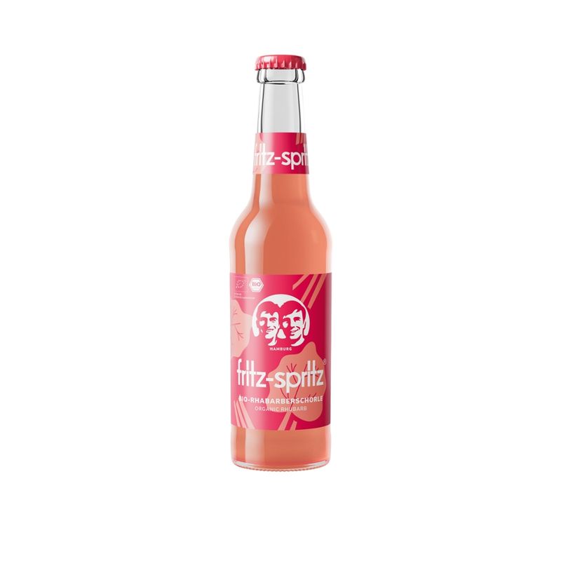 fritz-spritz fritz-spritz bio-rhabarberschorle 0,33 l - Produktbild