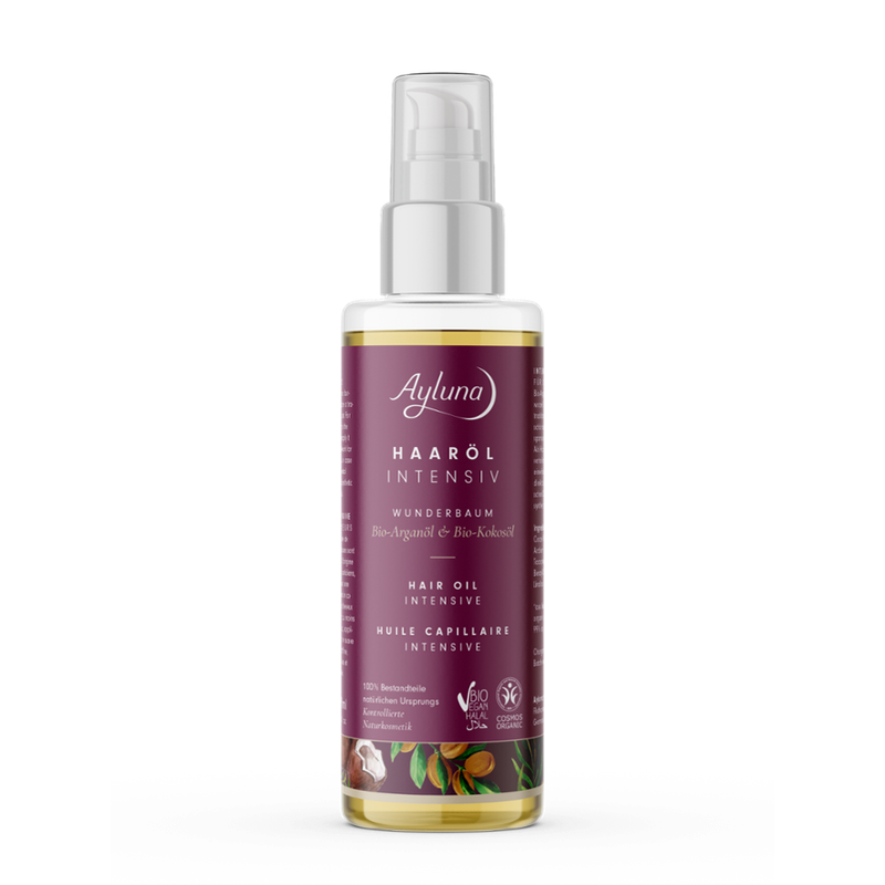Ayluna Intensiv Haaröl Wunderbaum mit Bio-Arganöl, Bio-Kokosöl und Bio-Klettenwurzel - Produktbild