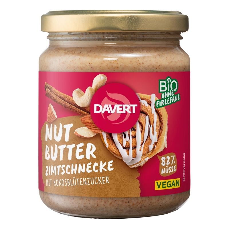 Davert Nut Butter Zimtschnecke 250g - Produktbild