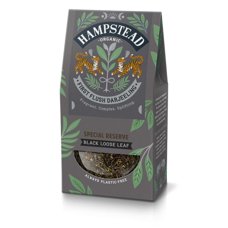 Hampstead Organic  Organic First FLush Darjeeling Single estate Leaf tea - Produktbild