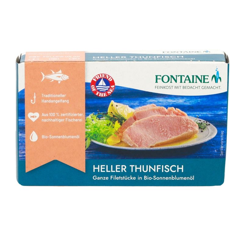 Fontaine Heller Thunfisch in Bio-Sonnenblumenöl - Produktbild