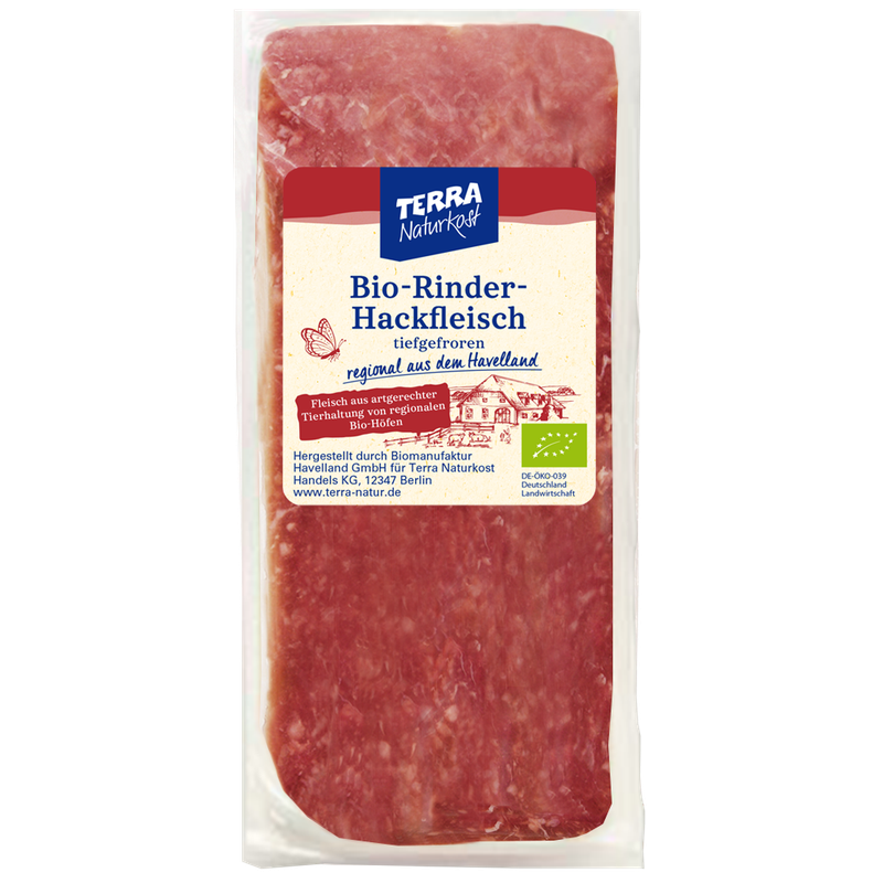 Terra Naturkost Handels KG Bio TK Rinderhackfleisch 250g - Produktbild