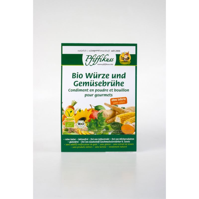 Pfiffikuss Gutes von der Reichenau Bio Würze und Gemüsebrühe 250g ohne Sellerie - Produktbild