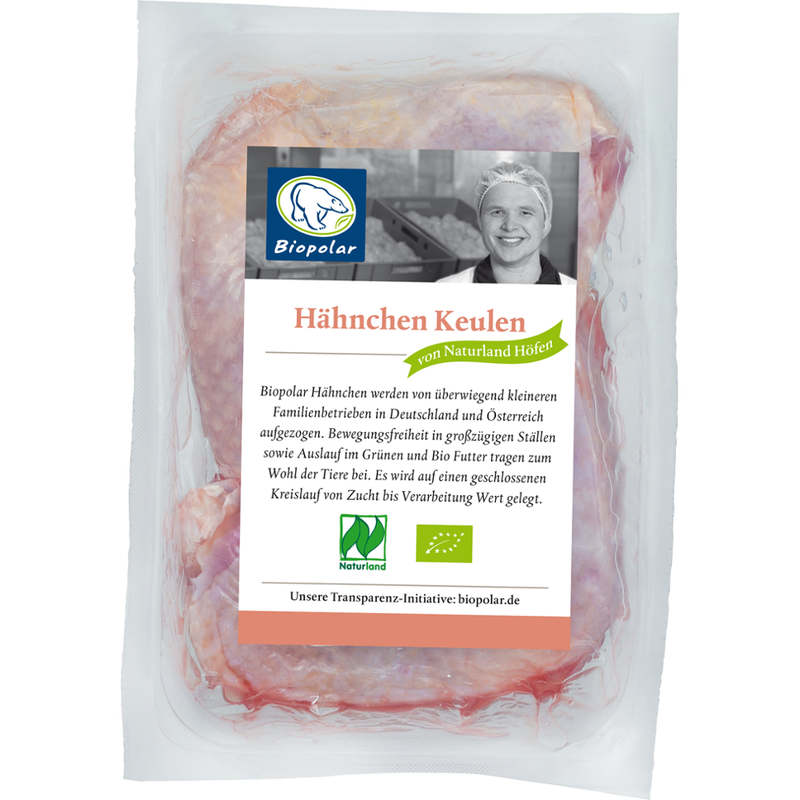 Biopolar Bio Hähnchen Keulen, Naturland zertifiziert - Produktbild