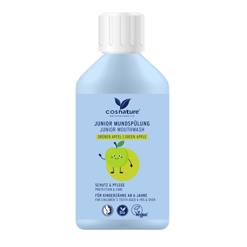 Cosnature  Junior Mundspülung Grüner Apfel - Produktbild