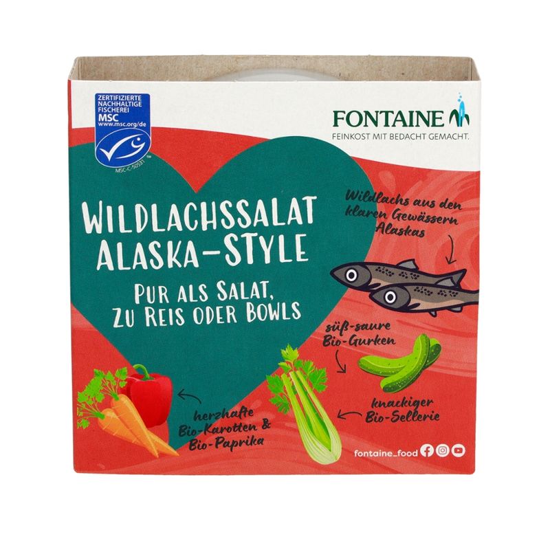 Fontaine Wildlachs Salat Alaska-Style - Produktbild