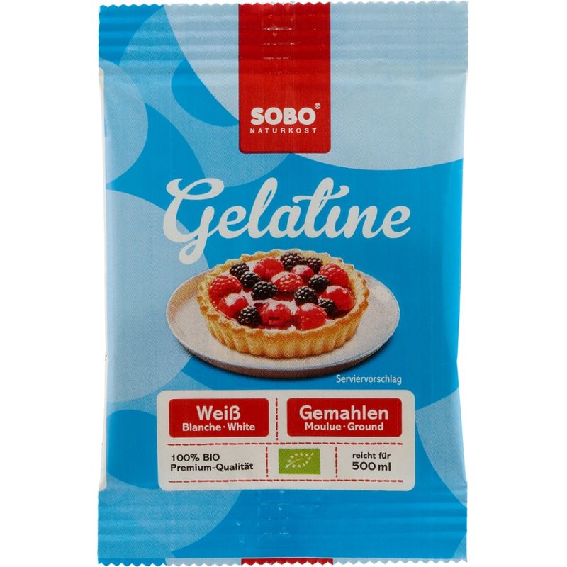 Sobo Bio Gelatine, gemahlen - Produktbild