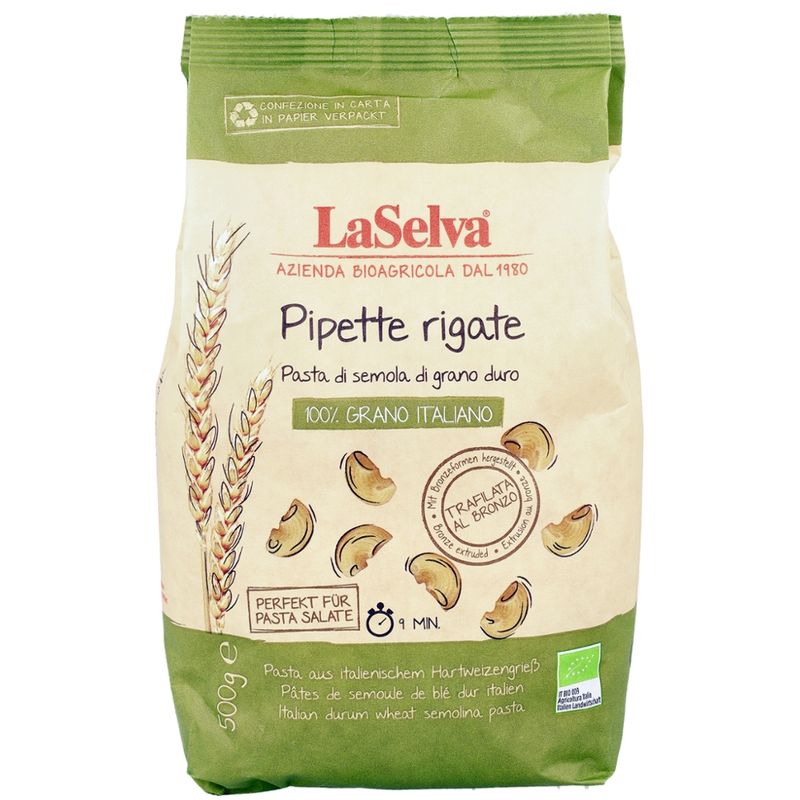 LaSelva Pipette rigate - Teigwaren aus Hartweizengrieß - Produktbild
