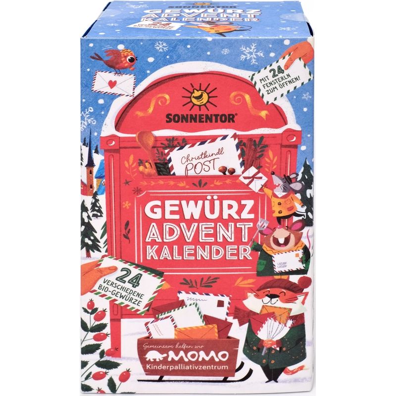 Sonnentor Gewürz Adventkalender Edition 2025, Packung - Produktbild